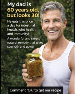 Dad Feels 30 at 60! The Ultimate Seed Mixture for Intestinal and Joint Health