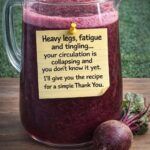 Beetroot for Heavy Legs, Fatigue, and Tingling: Your Circulation Might Be Struggling Without You Knowing