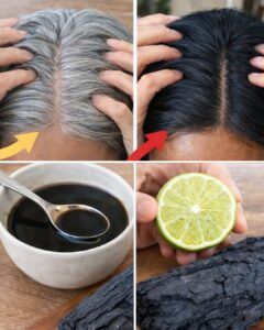 Exploring a Natural Approach to Gray Hair Appearance with Activated Charcoal and Lime