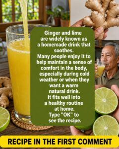 🌿 Moringa, Ginger, and Lemon: A Simple Natural Drink for Adults Ages 30 to 75