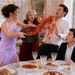 Mi marido me dio una bofetada por negarme a servirle un plato a su hermano adulto. “Discúlpate y haz lo que te digo”, exigió frente a toda su familia. Yo no discutí: le vacié el pozole encima, tomé una fotografía de mi mejilla y llamé a mi abogada. Horas después apareció una mochila escondida con dinero, identificaciones ajenas y una nota sobre mi nómina.
