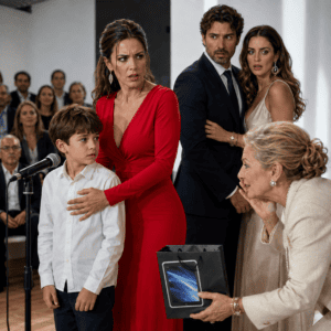ntht/ Mi suegra me llamó mala madre delante de toda la familia y aseguró que mi hijo estaría mejor viviendo con mi esposo y su amante. Cansada de las amenazas, estuve a punto de aceptar un acuerdo que me concedía solo dos días por semana. Entonces mi hijo me preguntó: “¿Papá se irá sin mí si no la llamo mamá?”… y la escuela confirmó que el micrófono había grabado quién le enseñó exactamente aquella amenaza.