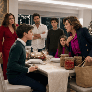 ntht/ Mis suegros llegaron otra vez cargados de costales y conservas, exigiendo que mis hijos les agradecieran “todo lo que sacrificaban por ellos”. No dije una palabra hasta que mi esposo decidió terminar con 13 años de culpa y les dijo que ya no queríamos recibir nada. Mi suegra se levantó furiosa para marcharse… pero entonces mi suegro confesó que todavía guardaba una invitación hecha a mano por mi hija para una función a la que nunca se presentó.