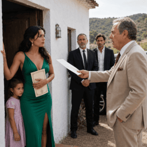 ntht/ El hacendado amenazó con echar a mi hija y a mí de la casa: “Mañana dormirán en el camino”. Yo no firmé la venta; guardé el título de propiedad y esperé. Pero cuando llegaron sus hombres, el jornalero herido que vivía con nosotras bajó de una carroza… y todos se quitaron el sombrero ante él.