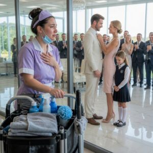 Durante 7 años, mi esposo me prohibió entrar en la escuela de nuestra hija. «Las mujeres como tú no tienen nada que hacer allí», repetía siempre. Así que me puse el uniforme de una empleada de limpieza y entré de todos modos. Pocos minutos después, otra mujer sonrió delante de todos y se presentó como la madre de mi hija. Presioné en silencio el botón «Grabar»… porque lo que descubrí era mucho peor que una infidelidad.