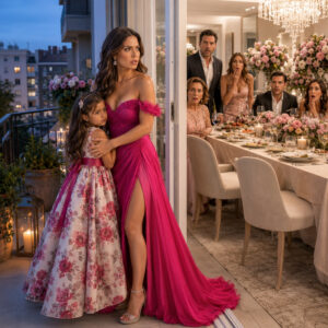 Mi esposo me dijo: «No armes una escena», después de que encontré a nuestra pequeña hija sentada afuera, comiendo pan duro, mientras 6 adultos disfrutaban de una comida de lujo pagada con mi dinero.