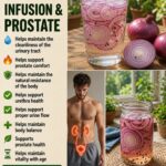 Traditional Herbal Tea: Naturally Support Bladder and Prostate Wellness with Red Onion and Citrus Peels