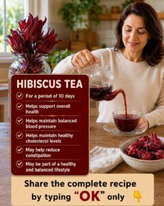 🌺 Hibiscus Tea for Everyday Wellness: How to Prepare It to Support Kidney Health, Healthy Blood Pressure, and Weight Management Naturally ☕✨