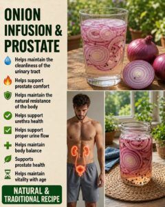 Traditional Herbal Tea: Naturally Support Bladder and Prostate Wellness with Red Onion and Citrus Peels