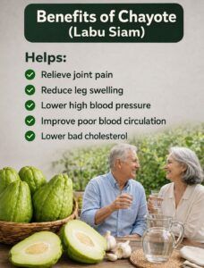 Chayote, Garlic & Lemon: A Refreshing Homemade Drink That May Support Heart, Joint, and Circulation Health