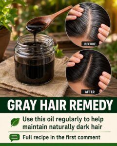 Turmeric & Black Seed Oil for Gray Hair: A Traditional Hair Care Blend for Stronger, Healthier-Looking Hair