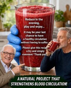 Natural Drink for Heavy Legs, Tiredness, and Better Circulation: A Gentle Way to Support Vascular Health