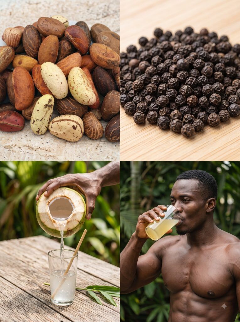 Collage of nuts water beverage 2K 20260930082229