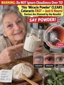 People Over 70 Are Ignoring This Powder — It Clears Clouded Cataracts Fast