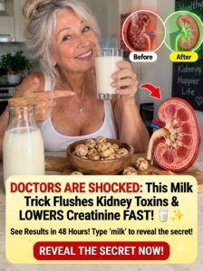 Milk That Flushes Kidney Strain and Eases Creatinine Pressure