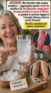 Anziani: il magnesio dona energia alle gambe affaticate e ripristina la circolazione.
