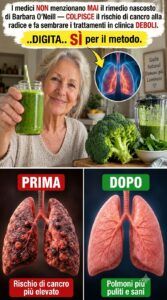 I medici non menzionano mai gli effetti benefici dei broccoli sui polmoni affaticati.