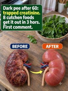 Dark urine after 60: 8 kitchen foods that support your kidneys