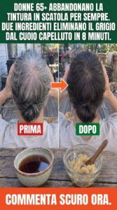 I capelli grigi appaiono più scuri rapidamente dopo aver smesso di usare le tinte fai da te perché il fusto del capello trattiene la tinta.