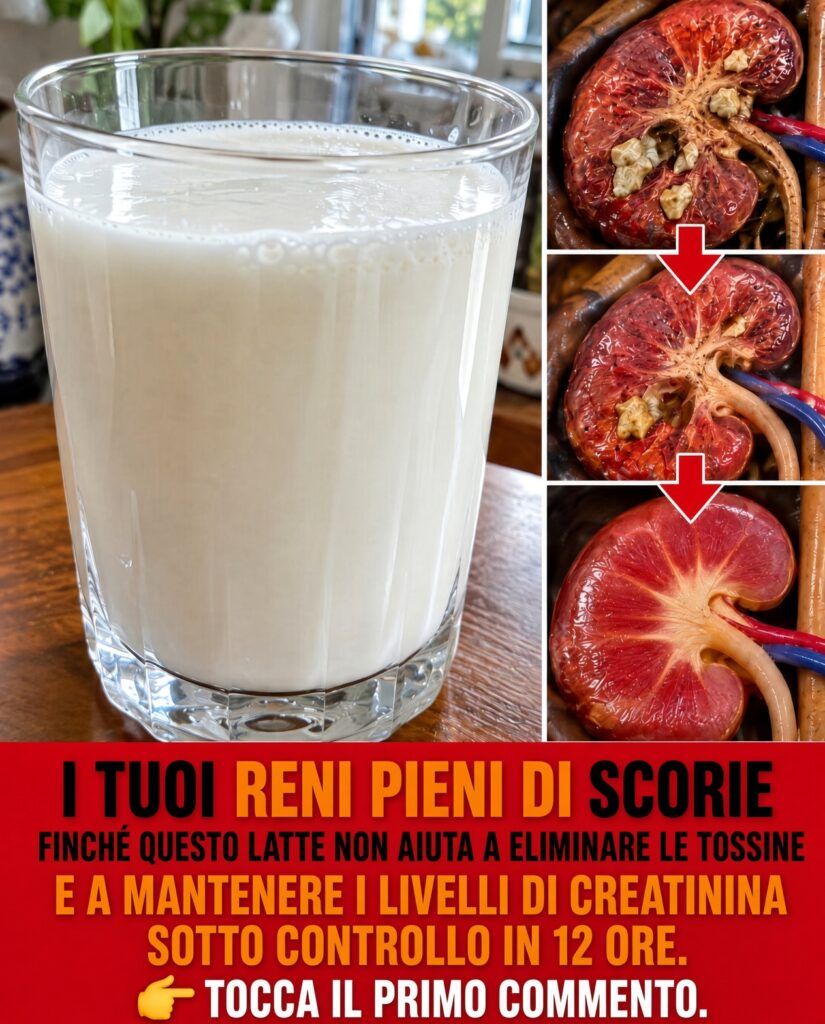 Latte di semi di cumino nero per il benessere dei reni