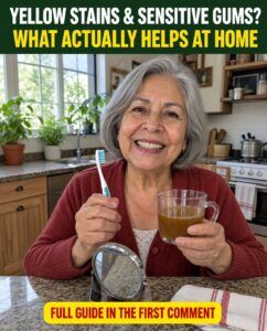 Kitchen Trick to Improve Yellow Stains and Care for Gums