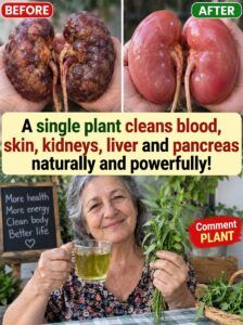 A single plant triggers the cleansing of the blood, skin, kidneys, liver, and pancreas.