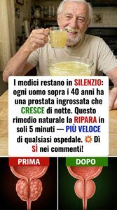 Signori over 40! La vostra prostata si gonfia ogni notte? Questo rimedio la riduce in soli 5 minuti.