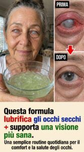 Questa formula viola inonda gli occhi invecchiati di pigmenti che preservano la vista.