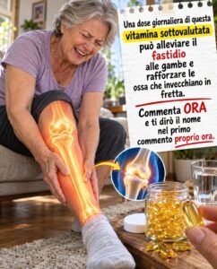 Una dose giornaliera di vitamina D può calmare il bruciore alle gambe e rafforzare le ossa.