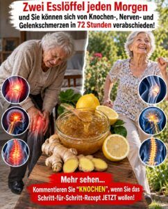 Senioren: Der morgendliche Löffel, der schnell Knochen, Nerven und Gelenke erreicht