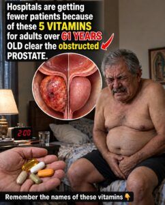 Can 5 vitamins unclog the prostate after age 61? This really does improve the flow.