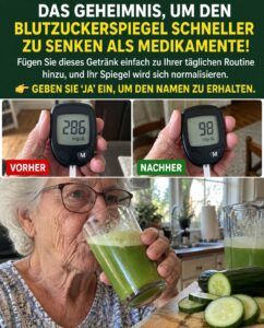 Der Gurken-Grüntee-Drink meiner Mutter senkt den Blutzuckerspiegel direkt an der Quelle.