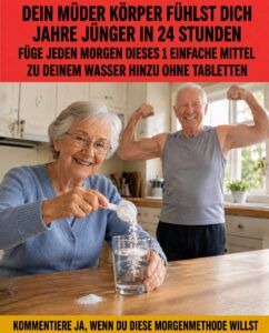 Geben Sie dieses weiße Mineral in Wasser und lindern Sie die starke Belastung Ihres Herzens.