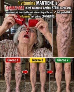 Ancora in forma a 91 anni con una sola vitamina per le gambe
