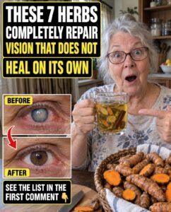 Can seven herbs repair vision better than eye drops?