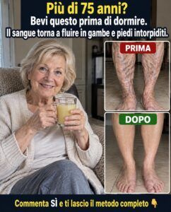¿Piernas dormienti dopo gli anni ’75? La bevanda non fa uscire la circolazione