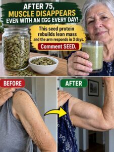 After age 75, seed protein awakens sleeping muscles.