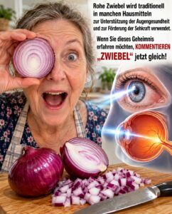 Rohe rote Zwiebeln lösen einen Reset des verborgenen Auges aus