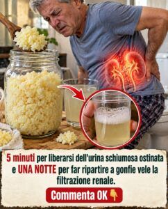 Il sedano innesca il lavaggio renale che l’urina schiumosa teme