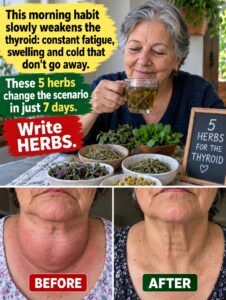 The morning habit that shuts down the thyroid: 5 herbs that combat fatigue, bloating, and chills.