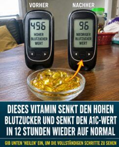 Dieses versteckte Vitamin-Trio bewirkt eine Normalisierung des Blutzucker- und HbA1c-Werts und schützt so Ihre Bauchspeicheldrüse.