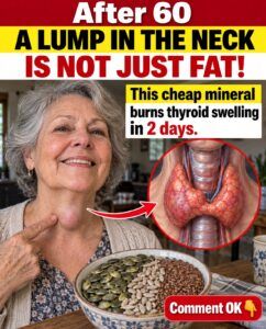 Can a mineral reduce a thyroid lump after age 60?