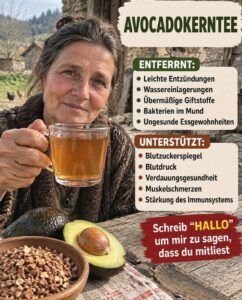 Das ist eine halbe Avocado: Nutzen, zubereiten und servieren.