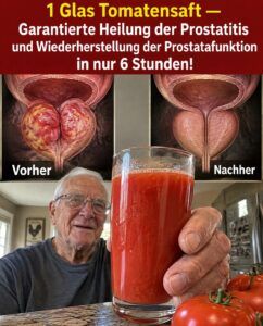 Tomaten-Knoblauch-Wasser löst nachts eine versteckte Prostata-Regeneration aus.