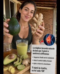 Trasforma la tua salute con questa bevanda naturale a base di avocado e zenzero.