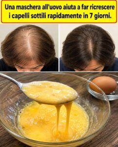 Maschera per capelli all’uovo per capelli diradati: quali effetti collaterali ha sulle donne over 55