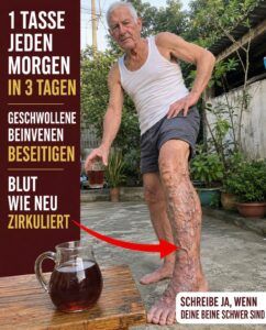 Dieses Glas regt morgens die Durchblutung schwerer, kalter und müder Beine an.
