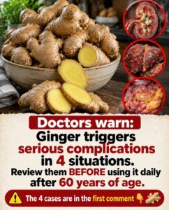Are you taking ginger daily after age 60? Check these 4 situations first