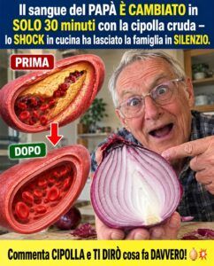 La cipolla cruda provoca uno shock del flusso sanguigno che le tue arterie non potranno ignorare.