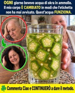 L’acqua di okra innesca un reset completo del corpo per quanto riguarda glicemia, colesterolo e pelle.